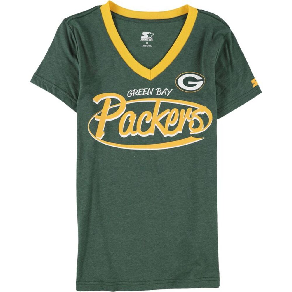STARTER Womens Green Bay Packers Graphic T-Shirt, NWT